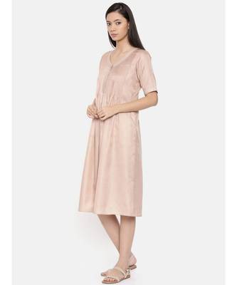 mayank modi Knee length mauve dress 3