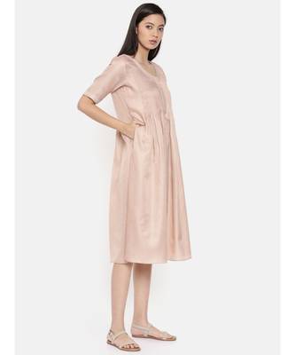 mayank modi Knee length mauve dress 4