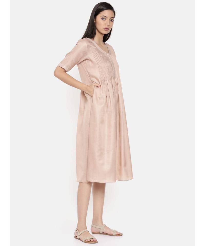 mayank modi Knee length mauve dress