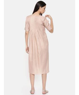 mayank modi Knee length mauve dress 5