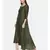 mayank modi Rust green maxi dress with potli button detailing