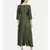 mayank modi Rust green maxi dress with potli button detailing