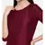 mayank modi Wine coloured cowl hem maxi dress