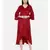 mayank modi Red assymetric dress with flounce sleeves and gathers
