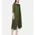 mayank modi Rust green midi dress with potli buttons