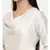 mayank modi  Silver beige, cotton silk high low cowl dress.