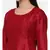 mayank modi  Red cotton silk panelled dress with show potlis.