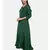 mayank modi  Green,cotton silk maxi dress with show potlis.