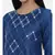 mayank modi Sapphire Blue,Linen Satin panel cut dress