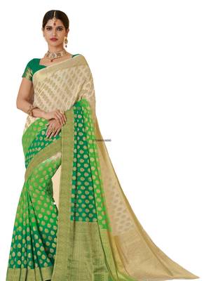 Multicolor printed georgette saree  1