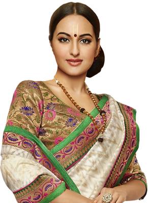White hand woven crepe saree  2