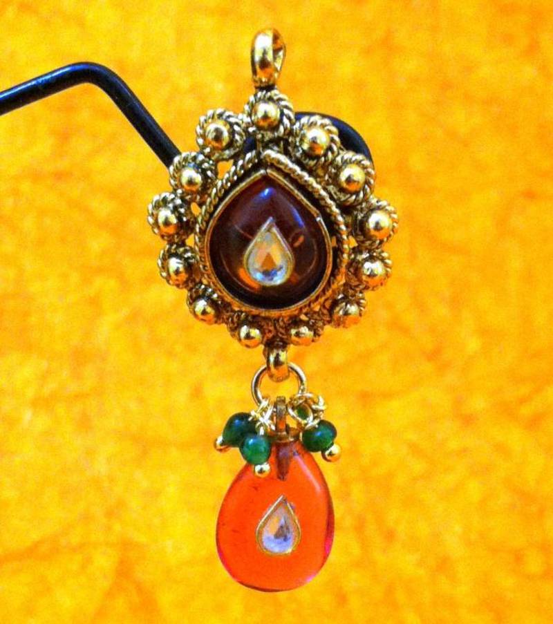 Kundan Centre & Ethnic Design Necklace Set vi181