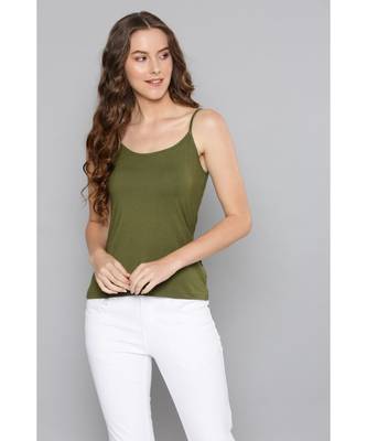 Label Ritu Kumar Green Full Sleeves Embroidered Short Top With Camisole 6