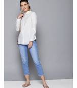 Label Ritu Kumar Off White Full Sleeves Shirt