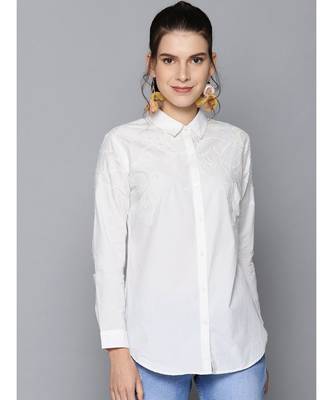 Label Ritu Kumar Off White Full Sleeves Shirt 2