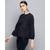 Label Ritu Kumar Grey 3/4 Sleeves Short Top With Camisole