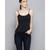 Label Ritu Kumar Grey 3/4 Sleeves Short Top With Camisole