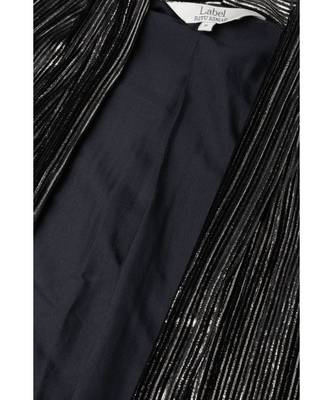 Label Ritu Kumar Black Front Open Full Sleeves Jackte 5