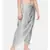 mayank modi Silver grey cotton silk pleated dhoti pants