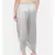 mayank modi Silver grey cotton silk pleated dhoti pants