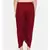 mayank modi Red slub silk dhoti style pants