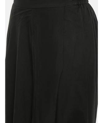 mayank modi Black Cotton silk, Dhoti pant 5
