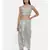 mayank modi Silver Grey,Silk, Dhoti pant