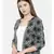 mayank modi Blue Tie and Dye Printed Jacket