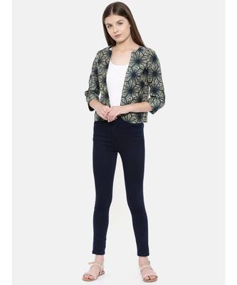 mayank modi Blue Tie and Dye Printed Jacket 5
