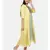 mayank modi Yellow,R T Fiona long jacket with motif embroidery.