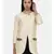 mayank modi Beige,Cotton Silk,thigh lengthjacket