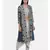 mayank modi Blue,Chanderi/Cotton Satin,long jacket