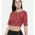 ASMI By Mayank Modi Ikat Weave Embroidered Blouse