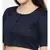 ASMI By Mayank Modi Navy blue naina satin embroidered blouse