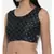 ASMI By Mayank Modi Dark green,Chanderi, sleeveless short blouse