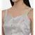 ASMI By Mayank Modi Silver Grey, Silk ,spaghetti blouse