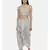 ASMI By Mayank Modi Silver Grey, Silk ,spaghetti blouse