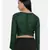 ASMI By Mayank Modi Bottle Green,Silk Slub, long blouse