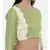 ASMI By Mayank Modi  Leaf Green/Beige,Jaquard/Cotton silk Blouse