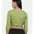 ASMI By Mayank Modi  Leaf Green/Beige,Jaquard/Cotton silk Blouse