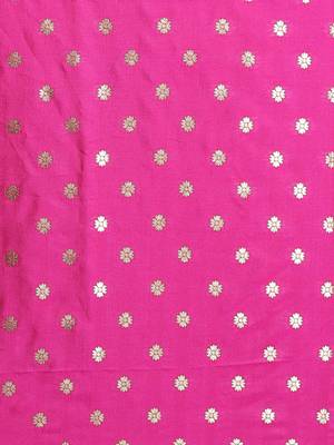 wine woven silk blend saree with blouse 4