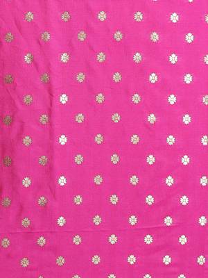 purple woven silk blend saree with blouse 4