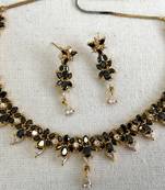 CZ American diamond delicate Necklace earring set