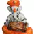 Polyresine Ganesha Playing Dholak Idol