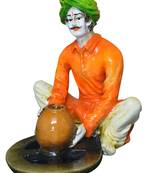 Multicolor Rajasthani Men Making Pots