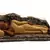 Sleeping Buddha with T lite in Golden