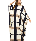 Justkartit Women's Casual Wear Turkish Moss Batwing Style Kaftan