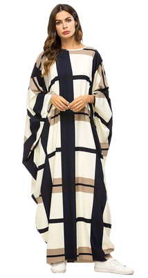Justkartit Women's Casual Wear Turkish Moss Batwing Style Kaftan 4