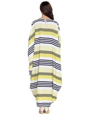 JSDC Women's Turkish Moss Batwing Style Beach Wear Kaftan 4