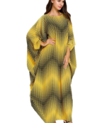 JSDC Women's Batwing Style Beach Wear Turkish Moss Kaftan